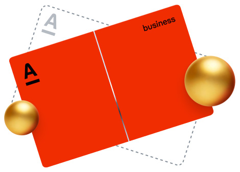 По карте Альфа Бизнес кешбэк до 5%